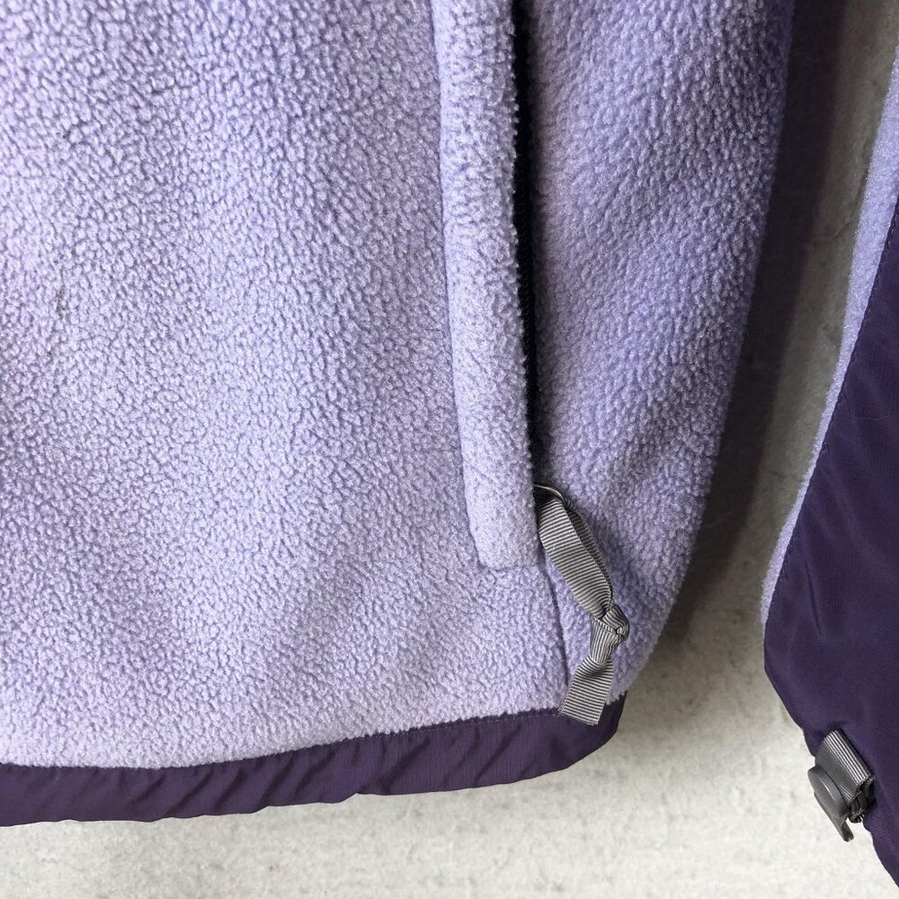 The North Face Jacket Womens L Purple Polartec Fleece Full Zip Logo Outdoor - Picture 16 of 16